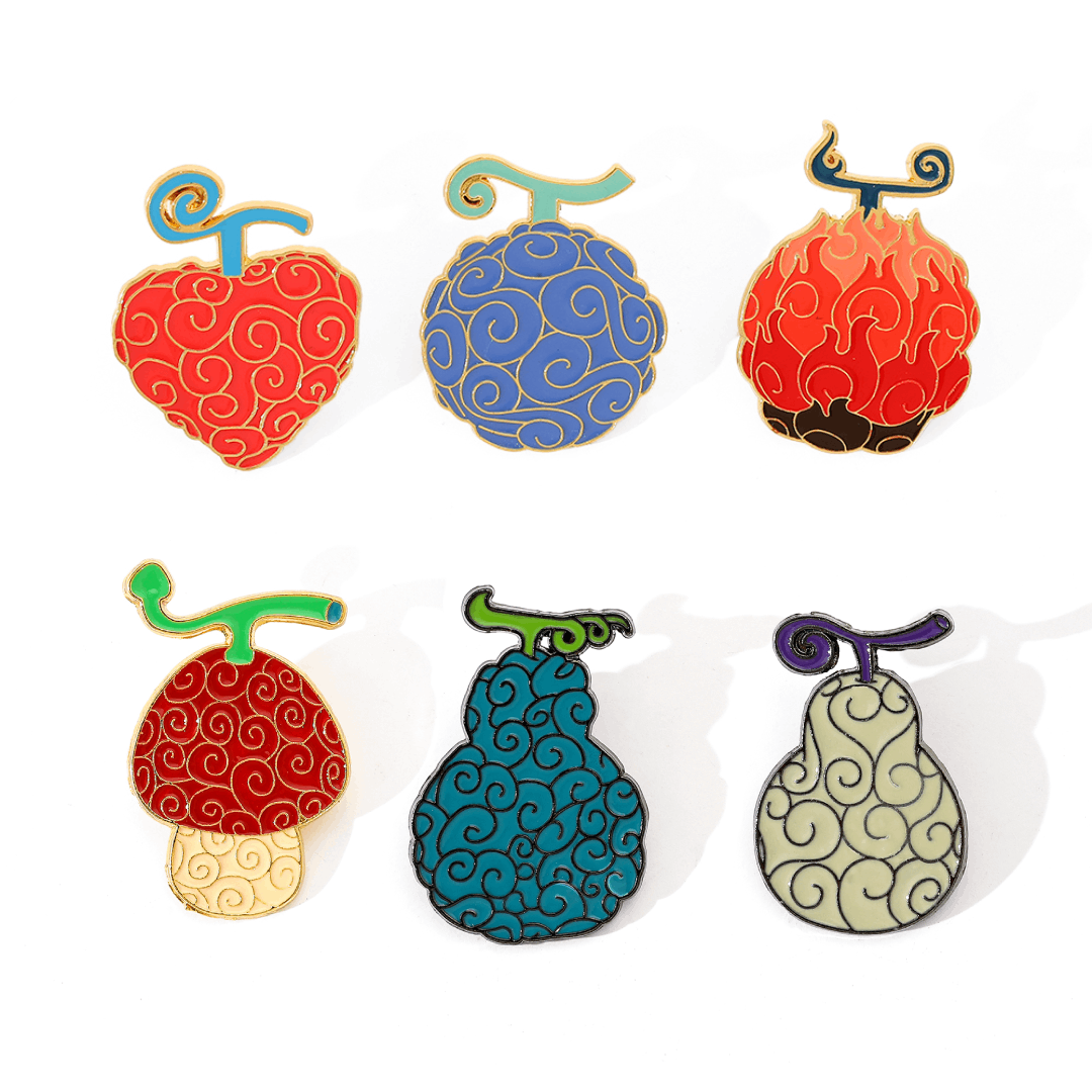 Prop Para Cosplay - Anime Enamel Pins Brooch Devil Fruit