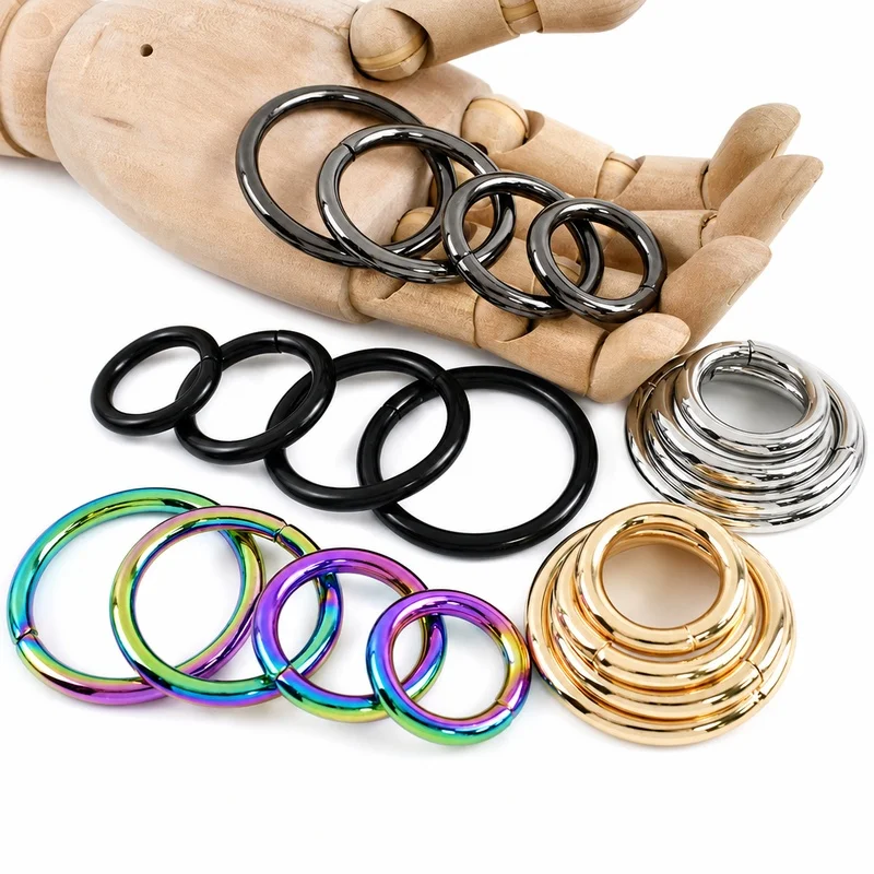 D Ring Strap - 50Pcs Metal Ring Buckle for Bag
