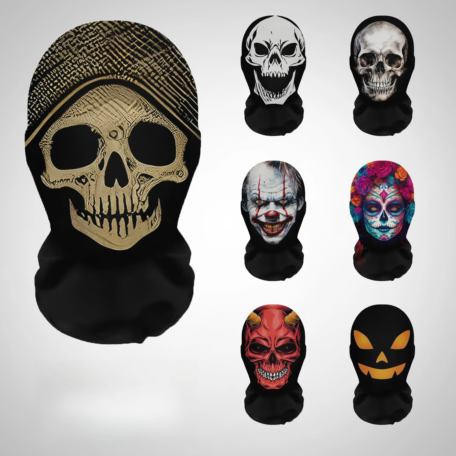 Free Cosplay Prop Patterns - Halloween Terror Masks 3D Printing Skull