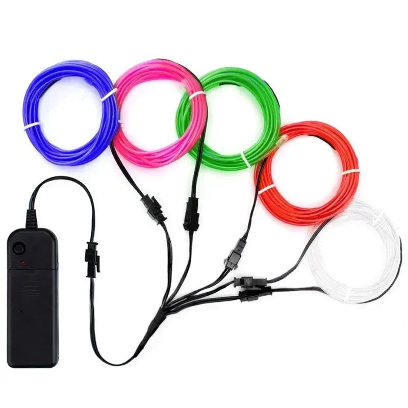 Led El Wire - 1M/3M/5M Flexible Neon Light Ball Dress