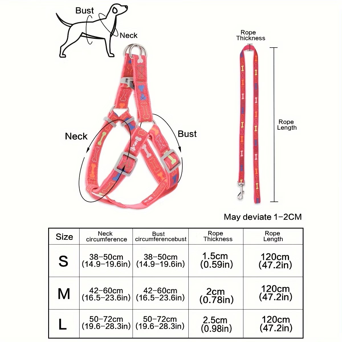 Adjustable Dog Harness with Qu - D Ring Strap 评论和价格