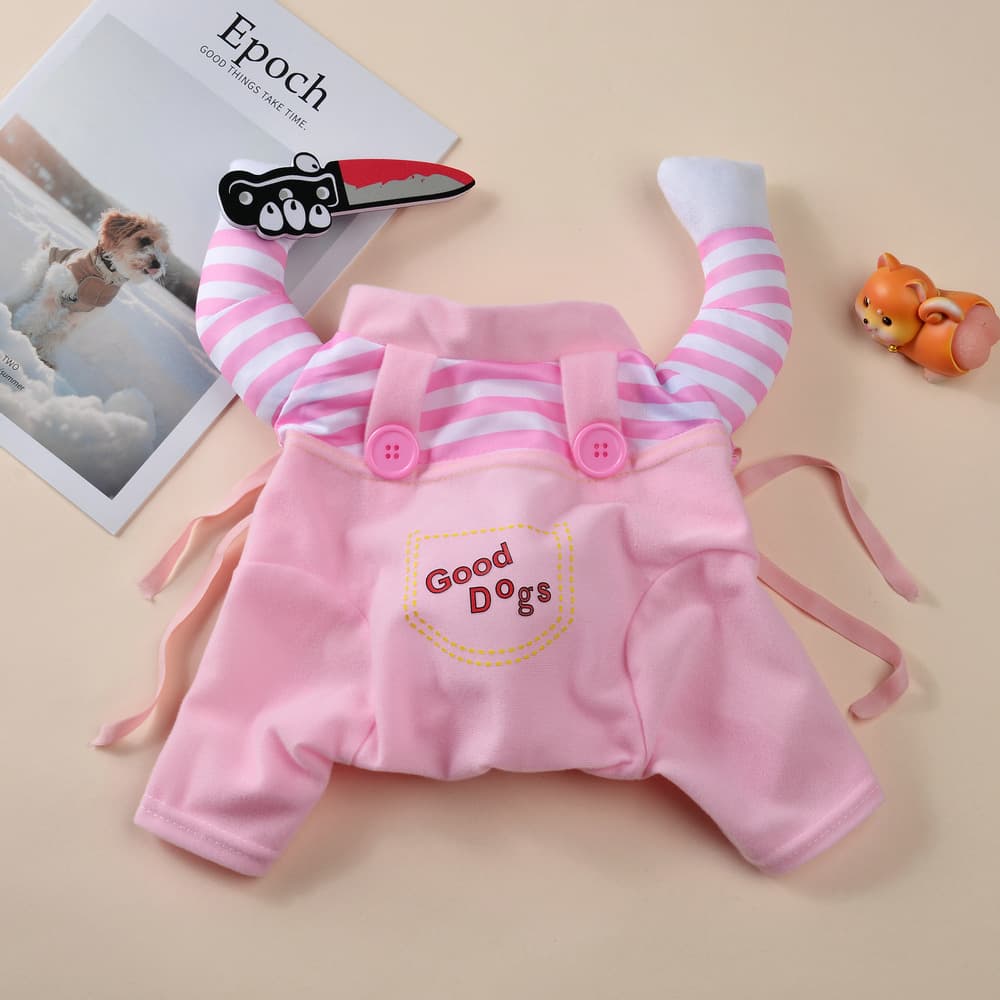 Halloween Pet Dog Chucky Costu - Cosplay Prop Blueprints 评论和价格