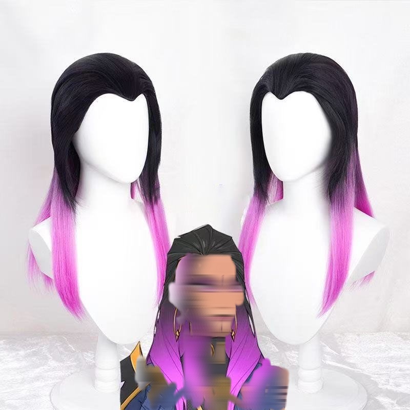 Reyna Anime Cosplay Wig Black  - Wig Fiber Net 评论和价格