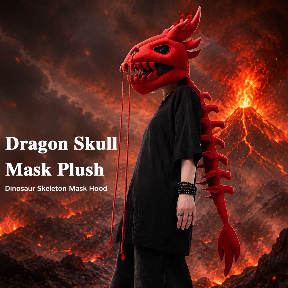Dinosaur Skeleton Plush Headge - Free Cosplay Prop Patterns 评论和价格