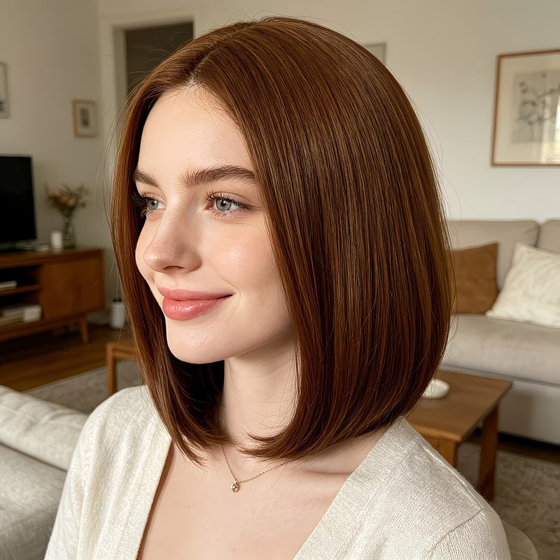 Airy bangs short bob wig, ligh - Wig Fiber Net 评论和价格