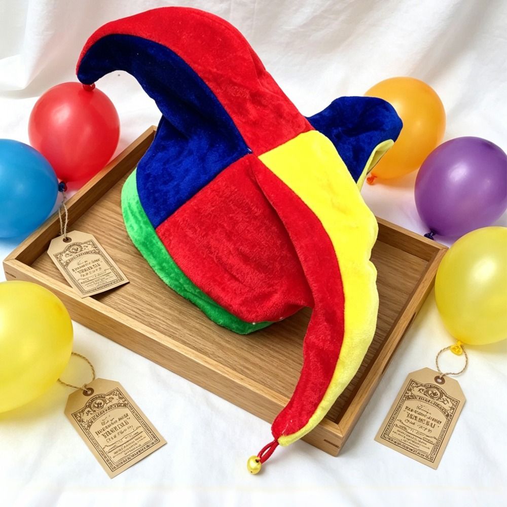 Cap Prop Multicolor Clown Hat  - Free Cosplay Prop Patterns 评论和价格