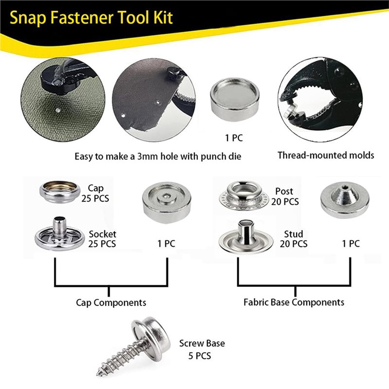 A68P-Heavy Duty Snap Fastener  - Snap Plier Setter 评论和价格