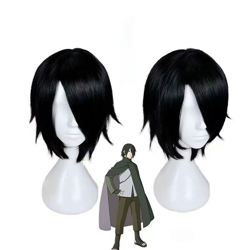 Anime Sasuke Boruto Cosplay Wi - Wig Fiber Net 评论和价格