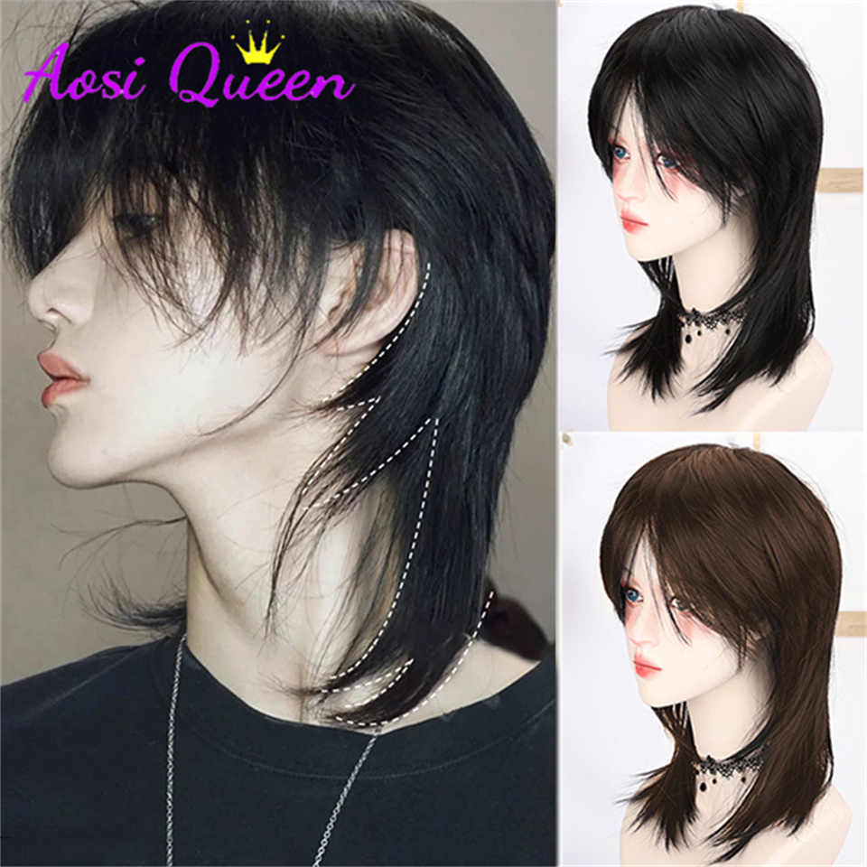 AS Wig Female Short Hair Black - Wig Fiber Net 评论和价格