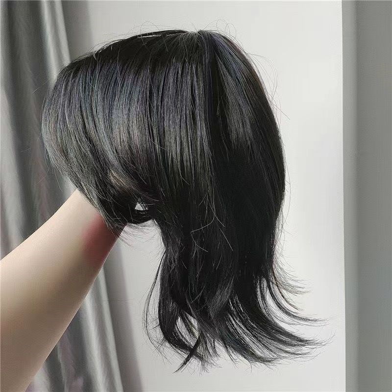 AS Wig Female Short Hair Black - Wig Fiber Net 评论和价格