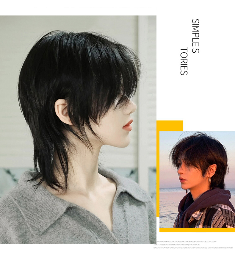 AS Wig Female Short Hair Black - Wig Fiber Net 评论和价格