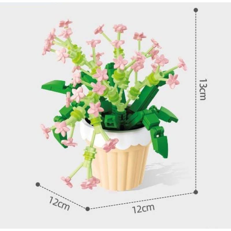 Building Block Potted Flower M - Cosplay Prop Building 评论和价格