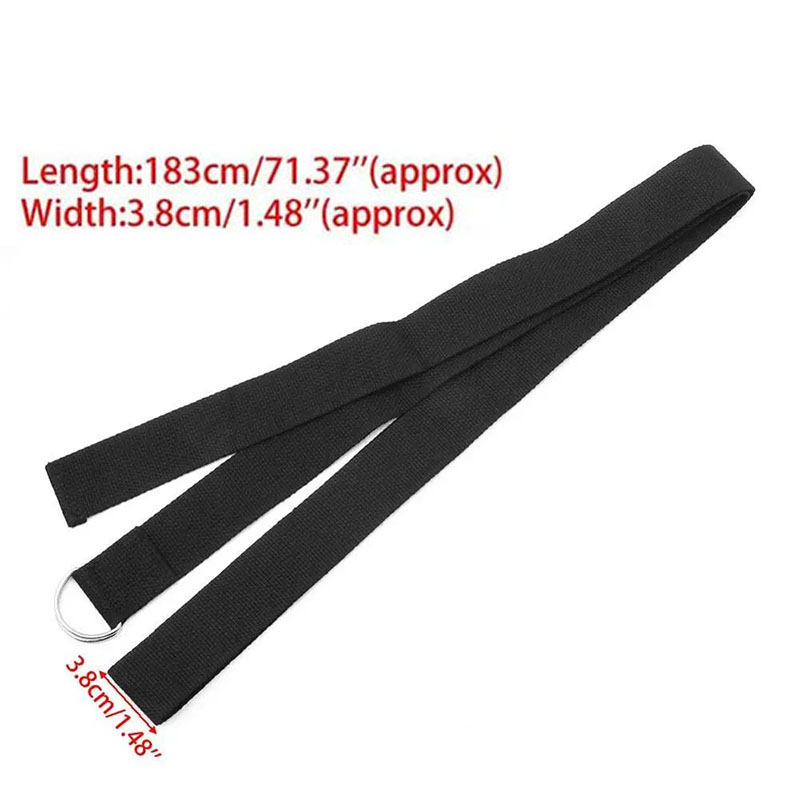 183*3.8cm Yoga Strap Cotton Ex - D Ring Strap 评论和价格