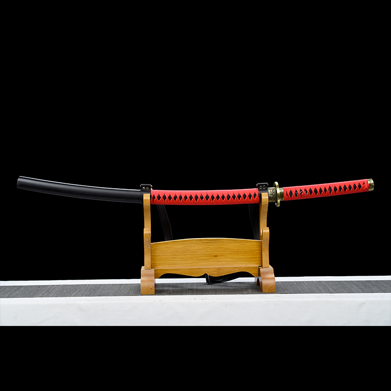 Wooden Katana With Strap Ninja - Cosplay Material For Prop 评论和价格
